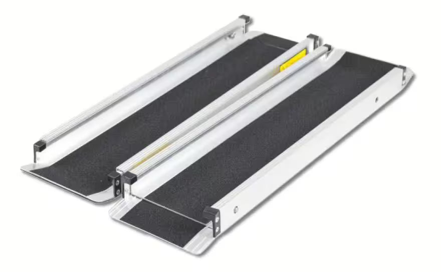 Teleskopramper i aluminium